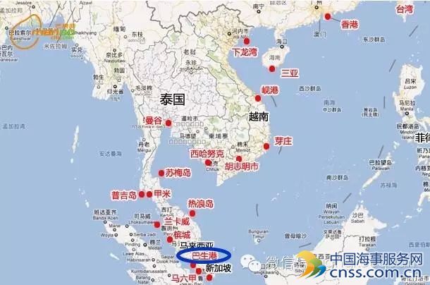 巴生港 地理位置