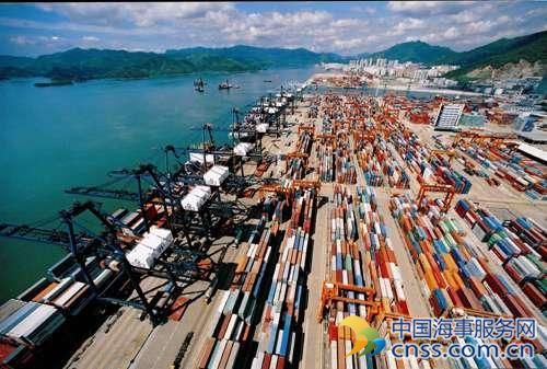 中国港口集装箱吞吐量规模分析