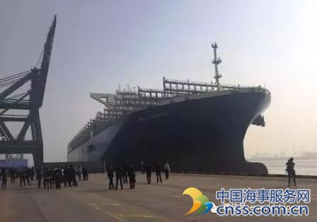 全球最大集装箱船首航中国 马士基航运乐不起来