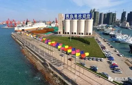 中国港口“堵港”现象强关注:青岛港秩序井然